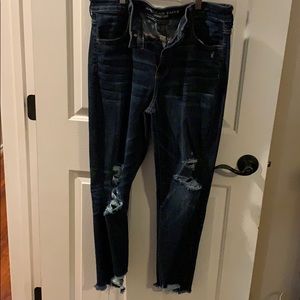 Hi rise jegging crop